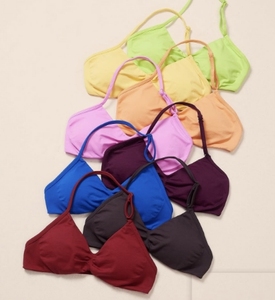 Neuer Beliebter Leichter Reversibler Schnelltrocknender Hochelastischer Stoßfester Rückenfreier Nahtloser Yoga-BH mit Kreuzriemen - Product Image 6