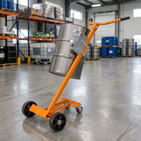 Manutacteur de fûts d'huile hydraulique orange en acier allié pour entrepôt