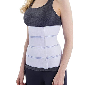 Bande abdominale post-hystérectomie, ceinture de récupération à 4 panneaux, soutien pelvien pour femmes et hommes, enveloppement abdominal post-partum - Product Image 1