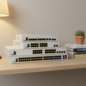 Commutateurs Ethernet Gigabit PoE+ haute performance originaux C1300-24XT, 24x 10/100/1000, commutateur d'accès au réseau C1300-24XT - Product Image 1