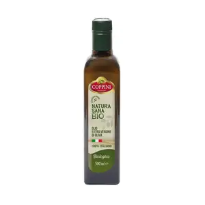 Olio di oliva extravavirgin italiano di migliore qualità Coppini-olio d'oliva biologico da 0.50 ml-ogni goccia gusto come l'italia e la natura