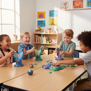 स्लाइड 28 आकाशगंगा स्लिमी किट गैर-विषैले स्ट्रेची बच्चों संवेदी प्ले डिए क्राफ्ट पार्टी बच्चों के लिए रंगीन स्लिमी उपहारों के लिए रंग-बिरंगी उपहार - Product Image 2