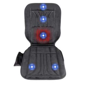 Cuscino Massaggiante Emoka per Sedile Auto con 5 Motori, Vibrazione, Calore e Compressione ad Aria in Pelle PU di Alta Qualità - Product Image 1