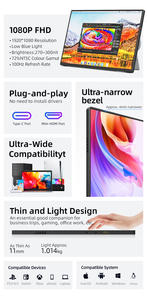 Pantalla LCD Panorámica Nueva PJ185FPC, 16.7 Millones de Colores Reales, 100% SRGB, Retroiluminación LED, Resistente a Vibraciones, para Línea de Producción Industrial - Product Image 6