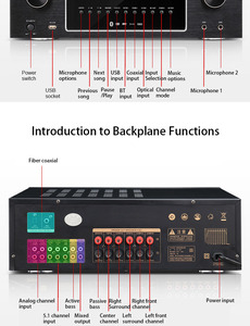 Loa siêu trầm 10 inch, giá đỡ loa, soundbar sàn, loa tháp không dây Bluetooth, hệ thống rạp hát gia đình <span class=keywords><strong>5.1</strong></span> - Product Image 3