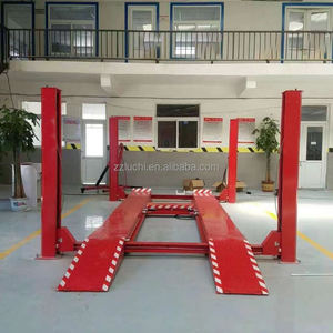 8t 10t 12t भारी ड्यूटी वाहन लिफ्ट 4 कॉलम कार लिफ्ट बस ट्रक लिफ्ट, ऑटो लिफ्ट वाहन पार्किंग प्रणाली - Product Image 4