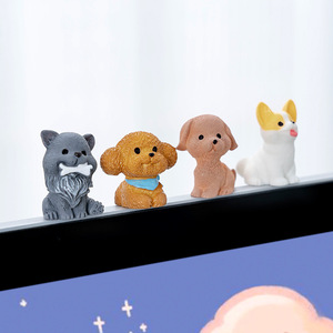 Figura Decorativa <span class=keywords><strong>de</strong></span> Cachorro Creativa y Adorable, Accesorio <span class=keywords><strong>de</strong></span> Decoración DIY, Miniatura <span class=keywords><strong>de</strong></span> Paisaje, Adorno para Coche o Escritorio - Product Image 3