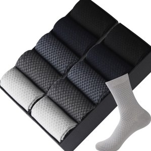 OEM Custom <strong>Polyester</strong> Cotton <strong>Socks</strong> Bulk Wholesale Middle Tube Deodorant Men's <strong>Socks</strong> Small square Business <strong>Socks</strong> Men - Product Image 1
