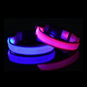 Grosir tali dan kerah anjing dapat diatur kedip bercahaya isi ulang USB keamanan malam dengan Led - Product Image 5
