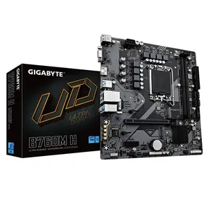 GIGABYTE B760M H MATX Gaming Motherboard with Dual Channel DDR5 Socket LGA 1700 Support Intel Core I5 12400 12600K 13400 13600K