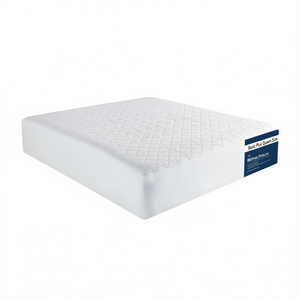 Protector de Colchón Queen Size Basic Plus, Acolchado con Diseño de Diamantes, Lavable a Máquina, Protector de Cama - Product Image 1