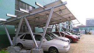 Meilleures ventes, système d'abri d'auto solaire 30kW 50kW, station d'alimentation de stationnement de voiture en aluminium étanche, meilleure vente - Product Image 3