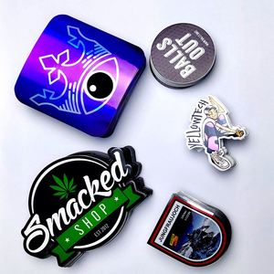 Hojas de pegatinas de vinilo troqueladas personalizadas, etiquetas adhesivas impermeables para embalaje, pegatinas con logo troqueladas a presión - Product Image 3