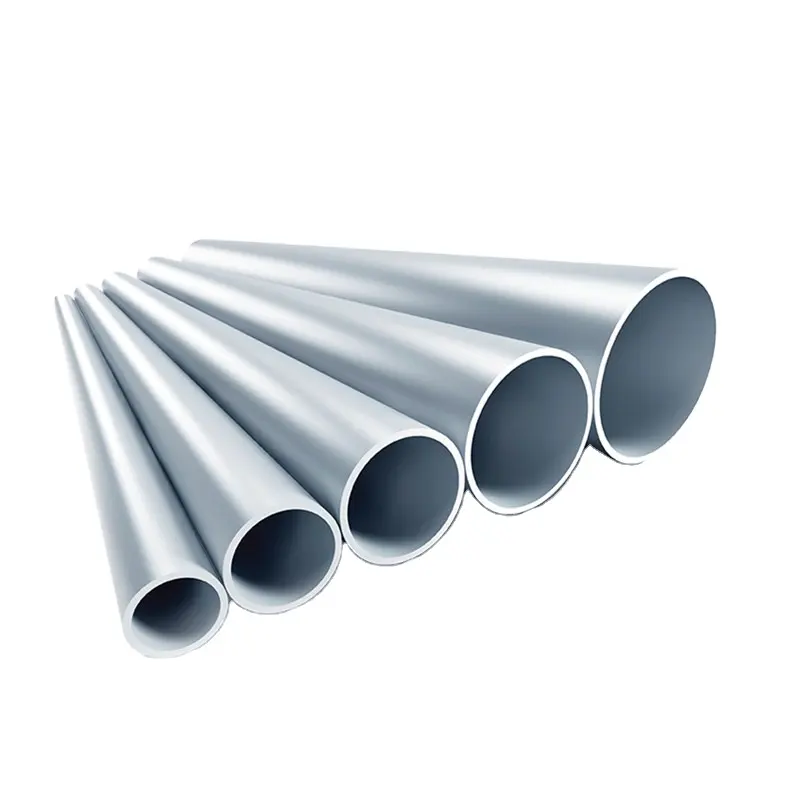 Tubo de aluminio anodizado, material 6063 T5