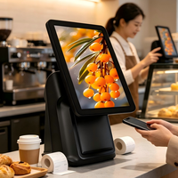 Terminal Punto de Venta Inteligente con Wifi, Pantalla Táctil Dual, Sistema POS Todo en Uno