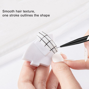 Pinceaux à ongles professionnels pour manucure, gel UV, liner, détails et peinture, pour salon de nail art, colorés et scintillants, 6mm 9mm 12mm 15mm 18mm - Product Image 3