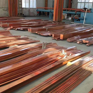T2 Copper Busbar Various Specifications Square Shape For Grounding Distribution Cabinets - Product Image 1