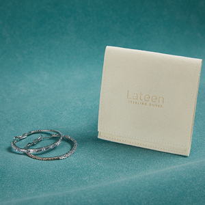 Custom Logo Small Jewelry Microfiber Suede Ring Bracelet Pouch Packing Jewelry <b>Gift</b> Velvet Pouch Flap <b>Envelope</b> Microfiber Pouch - Product Image 3
