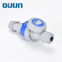Prises électriques femelles industrielles en nylon, 3 broches, 32A, 220V, adaptateur IP67, connecteur d'alimentation industriel, vente directe usine