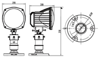 Système flash séquentiel standard SSL-H de lumières d'obstruction d'aviation d'ICAO FAA pour l'aéroport d'héliport
