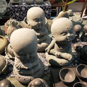 รูปปั้นแกะสลักหินพระพุทธรูปขนาดเล็กจิ๋วจิ๋วรูปปั้นพระพุทธรูปจิโซ - Product Image 5