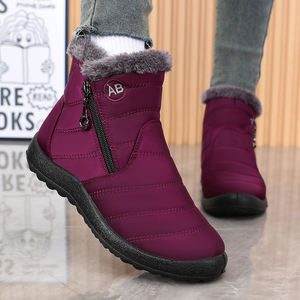 Sepatu Wanita Gaya Berjalan Musim Dingin DZ-GM-857, Sepatu Bot Musim Dingin Desain Baru, Sepatu Kasual Hangat untuk Berjalan dan Berlari - Product Image 5