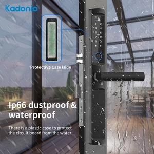 Kadonio IP66 không thấm nước ngoài trời nhôm trượt Khóa cửa kỹ thuật số mật khẩu tuya <span class=keywords><strong>wifi</strong></span> thông minh khóa - Product Image 3