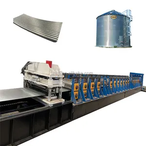 Silo Steel Fabrication Machine Grain Bin Tank Sidewall Making Machine