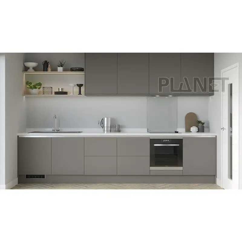 Neue Design idee Italienischer Stil matt moderner minimalisti scher Küchen schrank für Küchenmöbel Modularer Küchen schrank