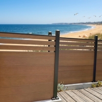 Système de balustrade extérieure en WPC pour balcon et escalier, garde-corps de sécurité, clôture, treillis et portails de qualité supérieure
