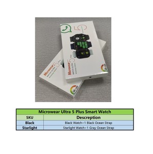 Smartwatch U5+ Aggiornato da <span class=keywords><strong>U4</strong></span>+ con Schermo Amoled Oled, Ultra 3, Ultra5+, Ultra5, Ultra 5 Plus - Product Image 3