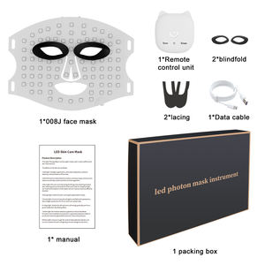 Nuevo diseño profesional inalámbrico batería recargable controlador magnético <span class=keywords><strong>4D</strong></span> láser rojo iluminación máscara facial - Product Image 3
