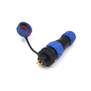 Connecteur étanche SP13 IP68 en cuivre à 2 broches, <span class=keywords><strong>prise</strong></span> mâle et femelle SP13 - Product Image 4