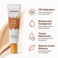 En stock – Crème BB hydratante professionnelle pour le visage, tenue 12h, résistante à l'eau et à la transpiration, fini naturel – Prix de gros, approvisionnement en vrac