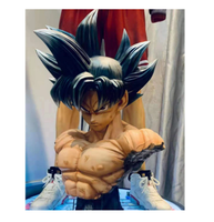 Figure d'anime japonais 1/1 Statue Dragon Ball Figure en fibre de verre Goku Statue en résine Goku Sculpture