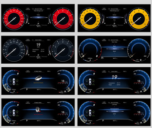 Nuovo arrivo per Maserati <span class=keywords><strong>Granturismo</strong></span> 2007-2015 quadro strumenti digitale tachimetro cabina di pilotaggio accessori Auto per misuratore Auto - Product Image 4