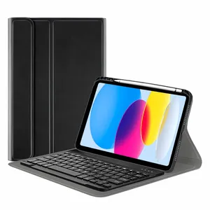 2022 Factory Tablet case For iPad 10th 10.9 inch keyboard case with pencil holder For iPad 10 case