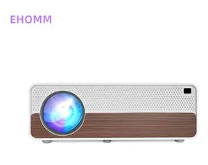 Açık film için EHOMM Q9 PRO 600Ansi yüksek parlaklık projektör, Video projektör için LED ev sineması projektörü