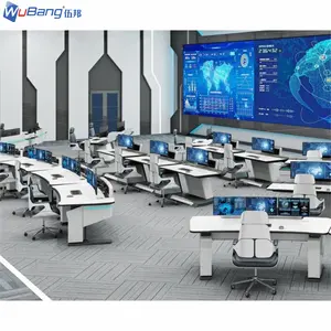 Wubang Security Center Console Command Control Console Furniture For Real Time Crime Center