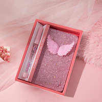 Ballet Girl Diary Note Book Pen Suit Niños Estudiantes Niñas Papelería Suministros de regalo Gel Pen Notebook Set