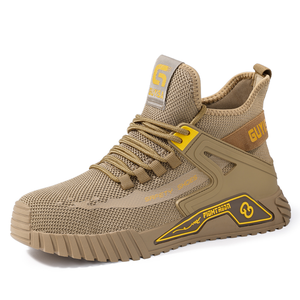 GUYISA <span class=keywords><strong>Scarpe</strong></span> <span class=keywords><strong>Antinfortunistiche</strong></span> da Uomo con Punta in Acciaio Stivali da Lavoro Impermeabili Anti-Schiacciamento Leggeri da Escursionismo Industriali - Product Image 4