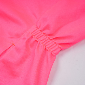 Gilet de course réfléchissant imperméable rose haute visibilité ANSI Classe 2 pour femmes, logo personnalisé, vêtements de sécurité pour la construction - Product Image 5