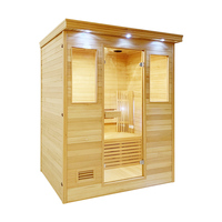 Nouvelle salle de sauna à vapeur intérieure 2024 avec baignoire à remous, spa avec TV, MP3, Wifi