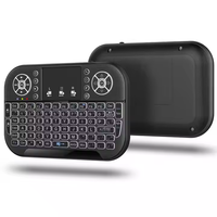 Nouveau clavier mini sans fil A8 I8 2025 avec rétroéclairage RGB, pavé tactile Air Mouse, télécommande USB 2.4GHz BT