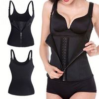 Gaine amincissante pour femme, corset de maintien abdominal, gaine sculptante à fermeture éclair, gilet d'entraînement push-up