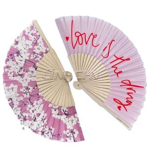 Éventails pliants espagnols de 23 cm, personnalisables, en bois gravé, écologiques, pour mariages et événements professionnels – Vente chaude - Product Image 3