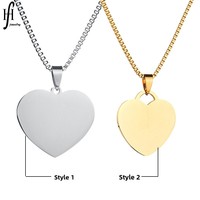 Collier pendentif en forme de cœur sportif en acier inoxydable 316L brillant pour femme, chaîne maille forçat, cadeau, best-seller