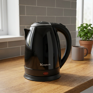 Bouilloire électrique portable Kooper, capacité 1,8 L, acier inoxydable 304, contrôle de la température, couleur noire, design sans fil, 1800 W - Product Image 3