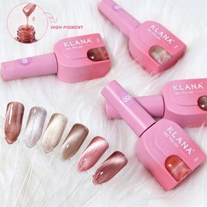 Factory Ready‑made <b>Kit</b> New Nude Milk‑tea Cat‑eye Champagne Soft Porcelain Magnetic Cat Eye UV <b>Gel</b> for Manicure Long Lasting - Product Image 1