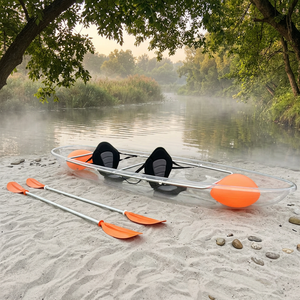 Kayak WOLANG 3,36 m en polycarbonate transparent avec siège EVA de luxe et accessoires complets pour <span class=keywords><strong>la</strong></span> pêche en lac et en mer - Product Image 2